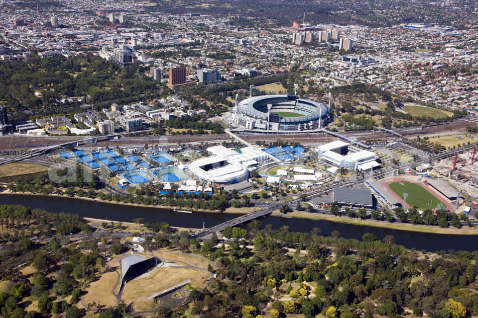 Aerial Image of Myer Music Bowl