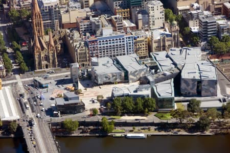 Aerial Image of FEDERATION SQUARE
