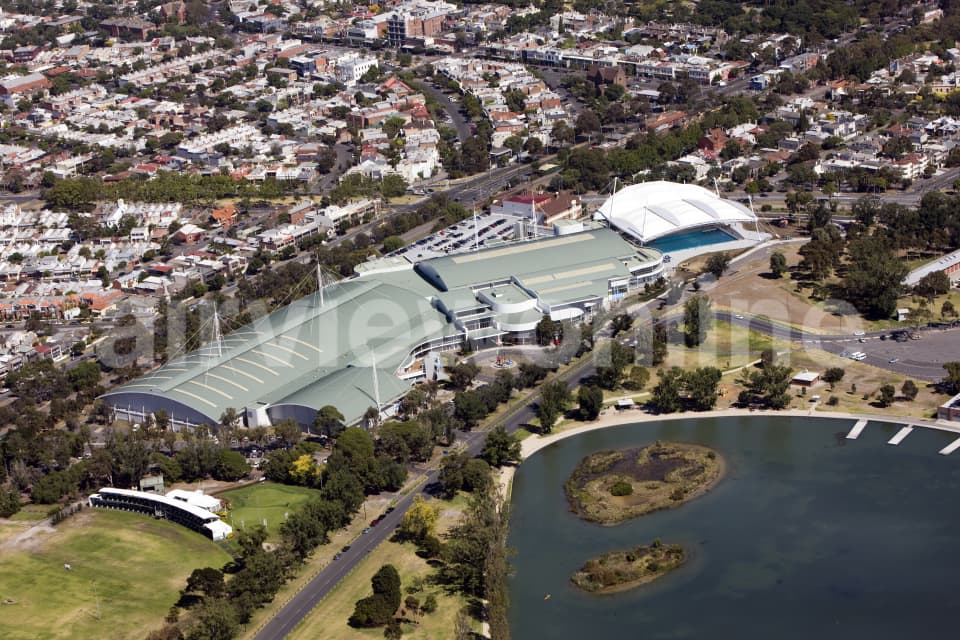 Aerial Image of Melbourne Aquatic Centre