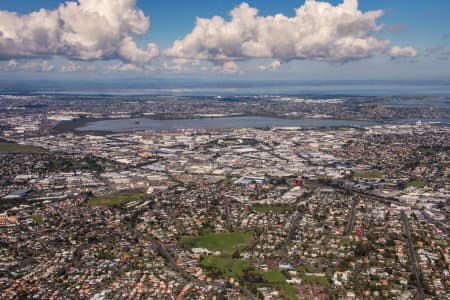 Aerial Image of ELLERSLIE LOOKING SOUTH TO MANUKAU HARBOUR