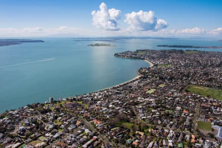 Aerial Image of ST HELLIERS BAY LOOKING EAST