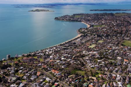 Aerial Image of ST HELLIERS LOOKING EAST