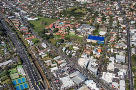 Aerial Image of NEWMARKET CLOSE UP LOOKING SOUTH