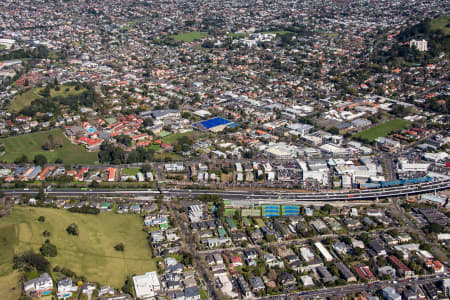 Aerial Image of NEWMARKET LOOKING WEST