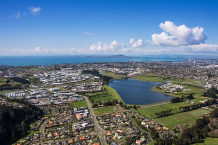 Aerial Image of ROSEDALE LOOKING EAST TO RANGITOTO ISLAND