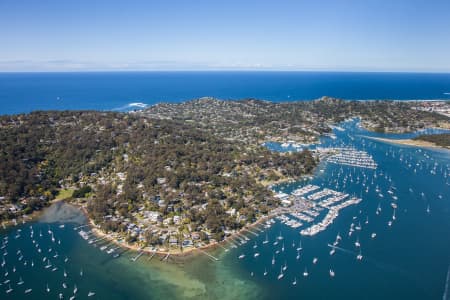 Aerial Image of PITTWATER MARINAS