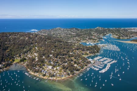 Aerial Image of PITTWATER MARINAS