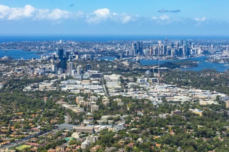 Aerial Image of ARTARMON AND GORE HILL