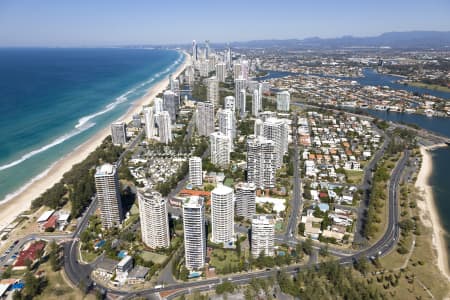 Aerial Image of MAIN BEACH AERIAL PHOTO