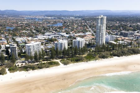 Aerial Image of BURLEIGH HEADS AERIAL PHOTO