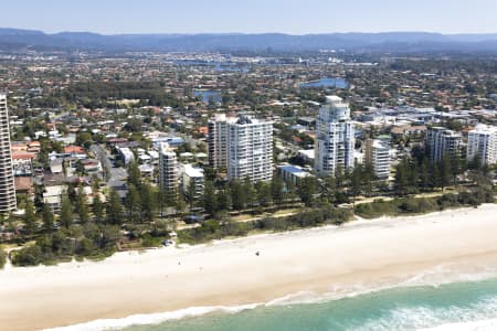 Aerial Image of BURLEIGH HEADS AERIAL PHOTO