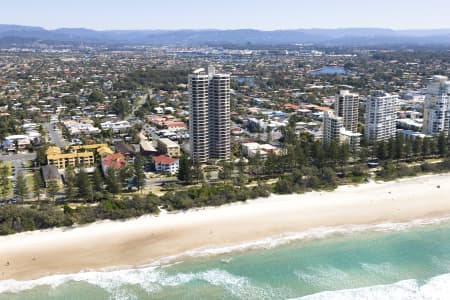 Aerial Image of BURLEIGH HEADS AERIAL PHOTO