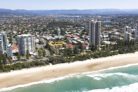 Aerial Image of BURLEIGH HEADS AERIAL PHOTO