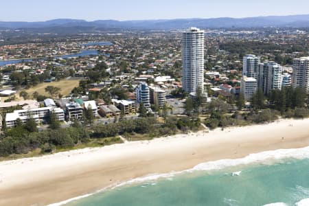 Aerial Image of BURLEIGH HEADS AERIAL PHOTO