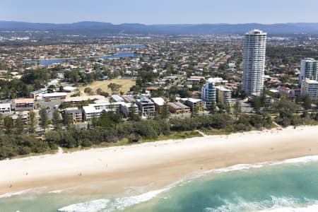 Aerial Image of BURLEIGH HEADS AERIAL PHOTO