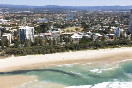 Aerial Image of BURLEIGH HEADS AERIAL PHOTO