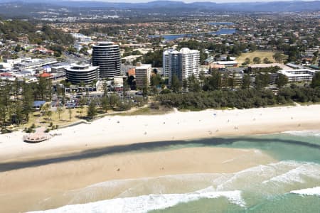 Aerial Image of BURLEIGH HEADS AERIAL PHOTO