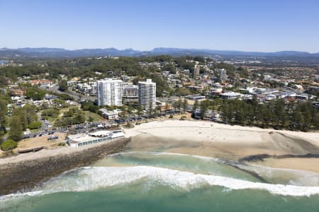 Aerial Image of BURLEIGH HEADS AERIAL PHOTO