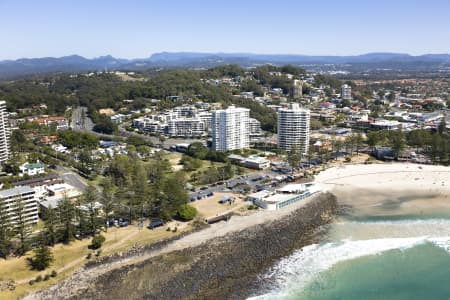 Aerial Image of BURLEIGH HEADS AERIAL PHOTO