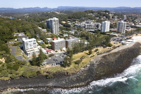 Aerial Image of BURLEIGH HEADS AERIAL PHOTO