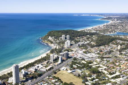 Aerial Image of BURLEIGH HEADS AERIAL PHOTO