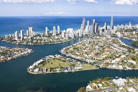 Aerial Image of CHEVRON ISLAND AERIAL PHOTO