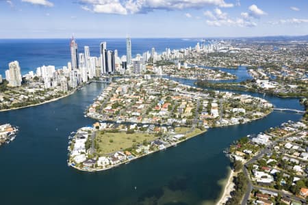 Aerial Image of CHEVRON ISLAND AERIAL PHOTO