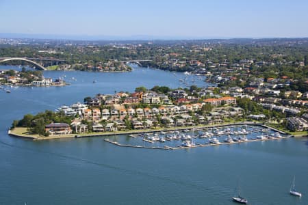 Aerial Image of HUNTERS HILL