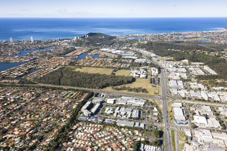 Aerial Image of BURLEIGH WATERS AERIAL PHOTO