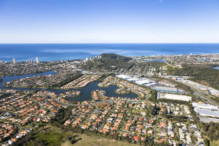 Aerial Image of BURLEIGH WATERS AERIAL PHOTO