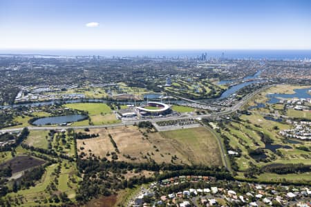 Aerial Image of METRICON STADIUM CARRARA