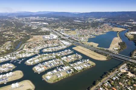 Aerial Image of HELENSVALE AERIAL PHOTO