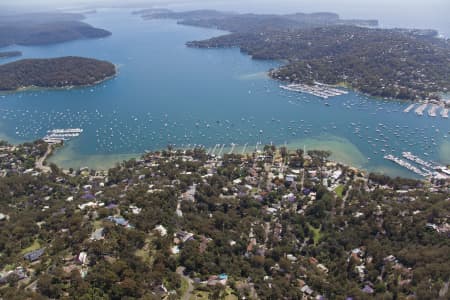 Aerial Image of BAYVIEW LOOKING NORTH OVER PITTWATER