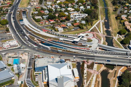 Aerial Image of AIRPORT LINK ENTRANCE AND LUTWYCHE BUSWAY