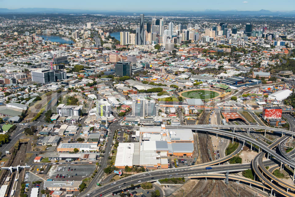 Aerial Image of Campbell St Bowen Hills