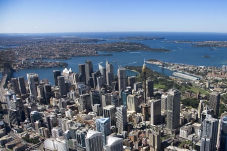 Aerial Image of SYDNEY SKYLINE