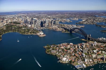 Aerial Image of SYDNEY HARBOUR
