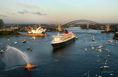 Aerial Image of QUEEN MARY II SYDNEY