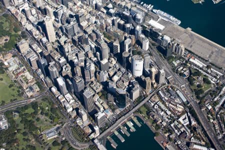 Aerial Image of CIRCULAR QUAY AND SYDNEY CBD