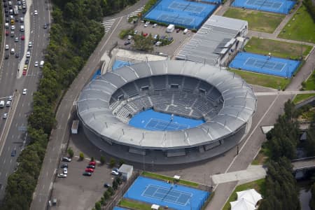 Aerial Image of SYDNEY OLYMPIC PARK TENNIS CENTRE