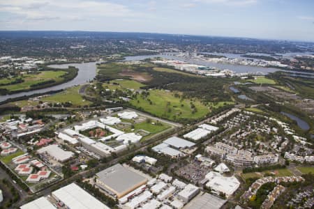 Aerial Image of NEWINGTON & SILVERWATER