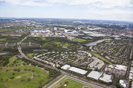 Aerial Image of NEWINGTON AND SILVERWATER