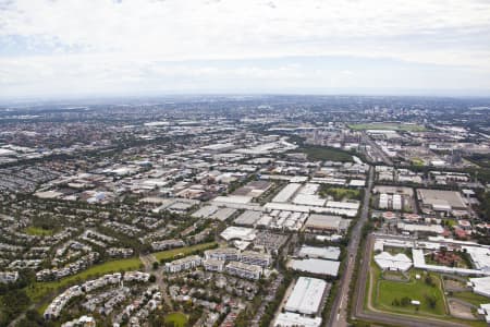 Aerial Image of NEWINGTON & SILVERWATER