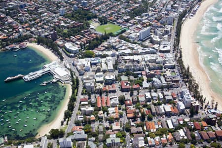 Aerial Image of MANLY BEACH TO MANLY WHARF
