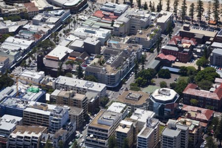 Aerial Image of MANLY CBD TO BEACH