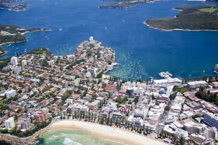 Aerial Image of MANLY BEACH TO MANLY WHARF