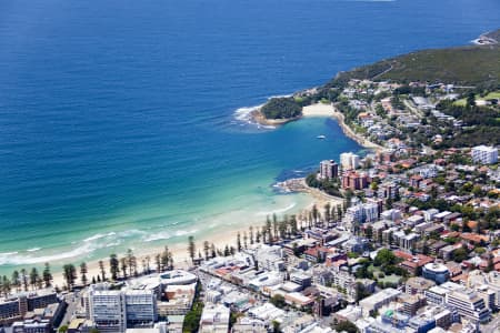 Aerial Image of MANLY CBD TO MANLY BEACH AND SHELLEY BEACH