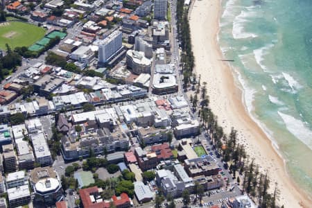 Aerial Image of MANLY CBD AND BEACHFRONT