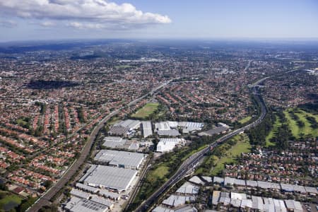 Aerial Image of KINGSGROVE INDUSTRIAL AREA