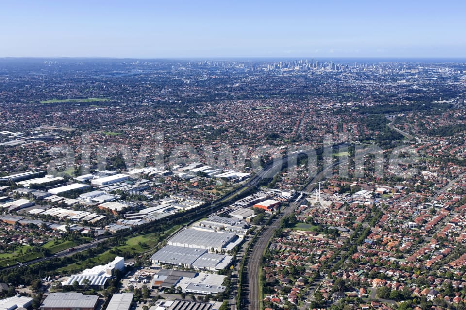Aerial Image of Kingsgrove Industrial Area